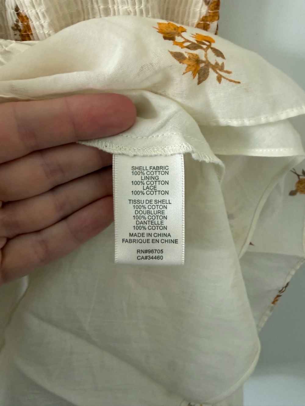Rebecca Taylor Marigold Ines Floral Smocked Boho Short Sleeve Mini Dress S - Picture 5 of 9